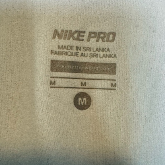 Nike Baby Blue with White Geometric Pattern Dri-Fit Half Zip Size M - Picture 14 of 15